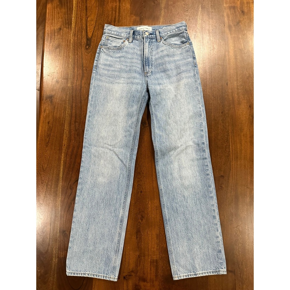Denim Forum The '90s Classic Mid Straight Jeans Blue Size 27